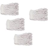 Premini Dar Islak Mop Ipi ve Paspas Püskülü Seti, 400 Gr, 4 Adet - 1BW-Beyaz - Seçenek 1