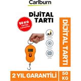 Premini Dijital Çok Amaçlı Taşınabilir Bagaj Ağırlık Tartısı 50 kg - Gri - Turuncu
