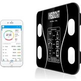 Premini Dijital Elektronik Tartı, LED Panel, Yağ, Su, Kas ve Vücut Kitle Ölçüm Cihazı - Siyah