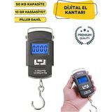 Premini Dijital Kare El Terazisi, Siyah, 50 kg Kapasiteli, Hassas ve Kullanışlı - Seçenek 1