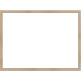 Premini Doğal Ahşap Yazı Tahtası, Duvara Monte, 45X60, Şık ve Kullanışlı - 1BW-Beyaz - Seçenek 1