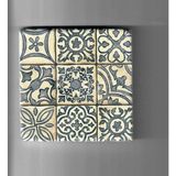 Premini Doğal Taş Dekoratif Banyo Gider Kapağı, 10X10 Cm, Şık Tasarım - Seçenek 1