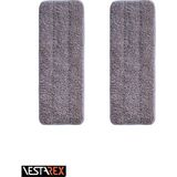 Premini Eva Sprey Mop Yedek Bezleri, 2'li Mikrofiber Set - Gri - Seçenek 1