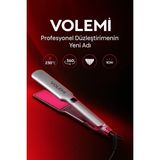 Premini Geniş Plakalı Saç Düzleştirici, Hızlı Isınma, Dijital Led, Güzel ve Pürüzsüz Saçlar - 01P-Pembe - Seçenek 1