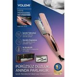 Premini Geniş Seramik Plakalı Saç Düzleştirici, Dijital LED ve Hızlı Isınma - 01P-Pembe - Seçenek 1