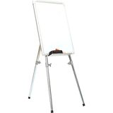 Premini Inter Yazı Tahtası, Teleskopik Ayak, Aluminyum Çerçeve, Laminant Yüzey, 40X55 - 1BW-Beyaz - Seçenek 1