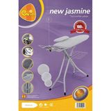 Premini Jasmine Gri Bezli Buhar Kazanlı Ütü Masası, Kollu, Dayanıklı ve Kullanışlı - Seçenek 1
