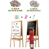 Premini Manyetik Yazı Tahtası 45X110, Pratik ve Şık Yazma Alanı - 12M-Krem - Seçenek 1