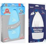 Premini Mavi Gazella Ütü Altlığı ve Ütü Masası Kılıfı Bezi 50 x 135 cm - Seçenek 1