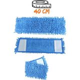 Premini Mikrofiber Paspas Ucu, 40 Cm, Mavi, Temizlik ve Hijyen Için Ideal - Seçenek 1