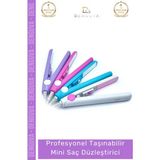 Premini Mini Taşınabilir Saç Düzleştirici ve Bukle Yapıcı 160°C, 110-220V, 20W - Renkli - Seçenek 1
