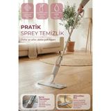 Premini Pratik ve Temizleyici Sprey Mop Seti, 400 ml Su Hazneli, Yıkanabilir Mikrofiber Bezli - Renkli - Seçenek 1