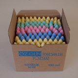 Premini Renkli Tozsuz Tebeşir Seti, Güçlü ve Canlı Renkler, Çocuklar Için Eğlenceli - 001-Renkli - Seçenek 1