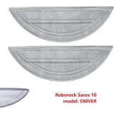 Premini Roborock Saros S90VER Uyumlu Robot Süpürge ve Mop Paspas Seti (2 Adet) - Gri - Seçenek 1