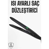 Premini Saç Düzleştirici Keratin Bakım Seramik Kaplama, Pürüzsüz ve Parlak Görünüm - Renkli - Seçenek 1