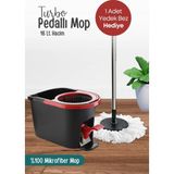 Premini Ultra Güçlü Pedallı Döner Başlıklı Mop Temizlik Seti 16 Litre - Seçenek 1