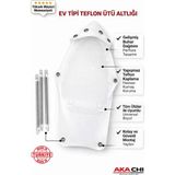 Premini Yapışmaz Teflon Ütü Altlığı, Güvenli ve Kolay Ütüleme Için - 1BW-Beyaz - Seçenek 1
