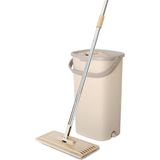 Premini Yüksek Kaliteli Mop Tablet ve Yedek Mikrofiber Bez Seti, 5l Krem, 4 Adet - Seçenek 1