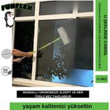 Premini Yüksek Katlı Geniş Dış Cam Temizleme Paspas ve Teleskopik Aparat - Yeşil - Seçenek 1