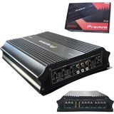 Premio 4200W 4X70RMS 4 Kanal Profesyonel Oto Amfi 215 x 190 x 50 mm Ebatlarla Güçlü Ses Çıkışı
