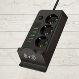Premıo Temassız USB Type-C Şarjlı Priz - Siyah - 1 Adet