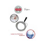 Premium 12 Metre 9mm Lavabo Tıkanıklık Kanal Lavabo Klozet Gider Açıcı Boru Temizleme Spiral Tel Susta Manuel Uç