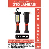 Premium 2 Modlu Mıknatıslı Askılı Cam Kıracağı Kemer Kesici Çok Fonksiyonlu Şarjlı Oto Lambası