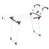 Premium 2in1 Masa Çamaşır Askılığı Alüminyum Teller Beyaz - 180 x 57 x 91 cm