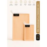 Premium 2'li Ipek Kese Seti %100 Saf Ipek Yüz ve Vücut Için Peeling Kesesi Hamam Banyo Kesesi