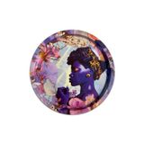 Premium 35cm Metal Yuvarlak Tepsi – Özel Tasarım
