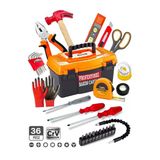 Premium 36 Pcs Full Takım El Aleti Kiti Pense,3 Metre,Çekiç,Yıldız,Düz,Tornavida,Eldiven Tamir Kiti