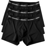 Premium 3'lü Erkek Boxer – Ultra Rahat ve Esnek Iç Giyim – Erkek Boxer - (Damat Bohçası) Çeyiz Seti - Siyah