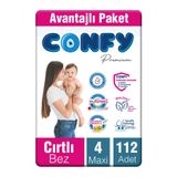Premium 4 Numara Bebek Bezi Maxi 7 - 14 Kg 112 Adet