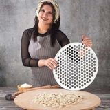Premium 40cm Mantı Yapıcı Kalıp: Hızlı ve Kolay Börek Makinesi - Mükemmel Mantı, Pelmeni ve Knödel için 200 Delikli Hamur Presi Mutfak Aleti - BPA İçermeyen Plastik Malzeme