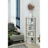 Premium 5 Katlı Ahşap Saksı Standı - Çok Amaçlı Salon Organizer
