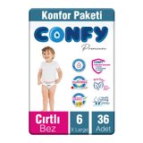 Premium 6 Numara Bebek Bezi Extralarge +15 Kg 36 Adet