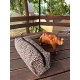 Premium Airwrap Uyumlu Leopar/kalp/çiçek Saç Şekillendirici Çantası / Seyahat Çantası Organizer Xl - Kahverengi - Leopar