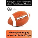 Premium Amerikan Futbol Topu Kauçuk Genç Yetişkin Maç Dikişli Standart Boy Antreman Rugby Spor