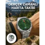 Premium Amoled Akıllı Saat Gps Harita Desteği Bluetooth Arama Sağlık Takipli Yeni Nesil