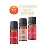 Premium Amor Oda Kokusu 3'Lü Set- Doğal Esansiyel Uçucu Yağ, Difüzör Esansı, Buhurdanlık Yağı