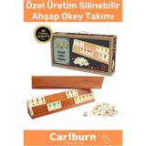 Premium Antibakteriyel Kir Tutmayan Çizilmeye Dayanıklı Silinebilir Ahşap Kahveci Kafe Okey Takımı