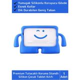 Premium Apple Samsung Uyumlu 8.7 Inch Silikon Yumuşak Tutacaklı Tam Koruma Çocuk Tablet Kılıfı