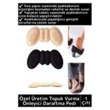 Premium Ayak Topuk Vurma Önleyici Taban Arkası Koruyucu Ayakkabı Daraltma Pedi 5 mm 1 Çift