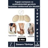 Premium Ayak Topuk Vurma Taban Arkası Koruyucu Ayakkabı Boşluk Doldurma Daraltma Pedi 5 Mm