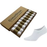 Premium Bambu Bayan Sneaker Görünmez Bilek Altı Spor Patik Çorap 9 Lu Özel Kutu (35-40 Numara) - Beyaz - 35 - 40