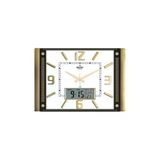 Premium Barometreli Gold Duvar Saati 707-G