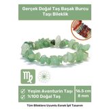 Premium Başak Burcu Enerjisini Yükselten Doğal Taş Bileklik Başak Burçları Burç Unisex Bileklik