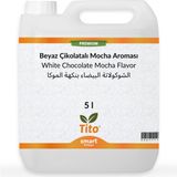 Premium Beyaz Çikolatalı Mocha Aroması 5 lt