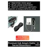 Premium Bilgisayar Notebook Şarj Kablosu Fön Airfryer Mutfak Çok Amaçlı Kablo Sarma Düzenleyici 10AD