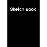 Premium Black Sketch Book | 200 Blank Pages: Professional Drawing Notebook for Artists, Designers & Creatives | Blank Sketchbook for Drawing, Doodling & Art Practice